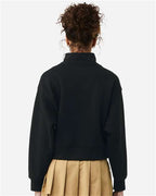 BELLA + CANVAS 4540 - Women's 10 oz. Heavyweight Half-Zip Pullover - Black
