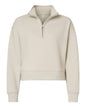 BELLA + CANVAS 4540 - Women's 10 oz. Heavyweight Half-Zip Pullover - Dust