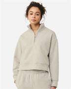 BELLA + CANVAS 4540 - Women's 10 oz. Heavyweight Half-Zip Pullover - Dust