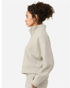 BELLA + CANVAS 4540 - Women's 10 oz. Heavyweight Half-Zip Pullover - Dust
