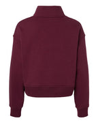 BELLA + CANVAS 4540 - Women's 10 oz. Heavyweight Half-Zip Pullover - Maroon