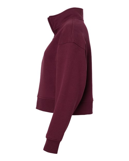 BELLA + CANVAS 4540 - Women's 10 oz. Heavyweight Half-Zip Pullover - Maroon