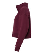 BELLA + CANVAS 4540 - Women's 10 oz. Heavyweight Half-Zip Pullover - Maroon