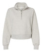 BELLA + CANVAS 4540 - Women's 10 oz. Heavyweight Half-Zip Pullover - Vintage Heather Grey