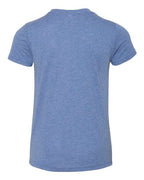 BELLA + CANVAS 3413Y - Youth Triblend Tee - Blue Triblend