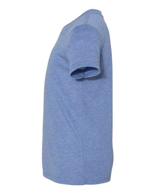 BELLA + CANVAS 3413Y - Youth Triblend Tee - Blue Triblend