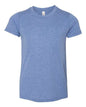 BELLA + CANVAS 3413Y - Youth Triblend Tee - Blue Triblend