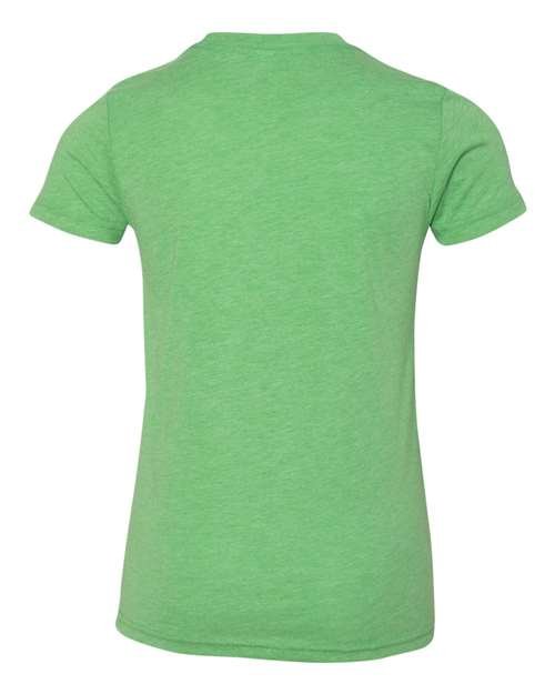 BELLA + CANVAS 3413Y - Youth Triblend Tee - Green Triblend