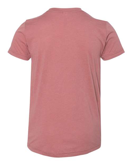 BELLA + CANVAS 3413Y - Youth Triblend Tee - Mauve Triblend