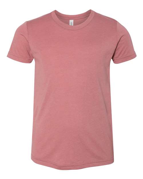 BELLA + CANVAS 3413Y - Youth Triblend Tee - Mauve Triblend