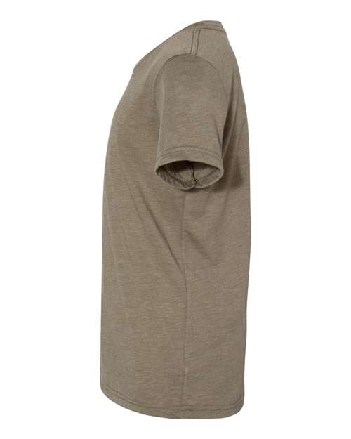 BELLA + CANVAS 3413Y - Youth Triblend Tee - Olive Triblend