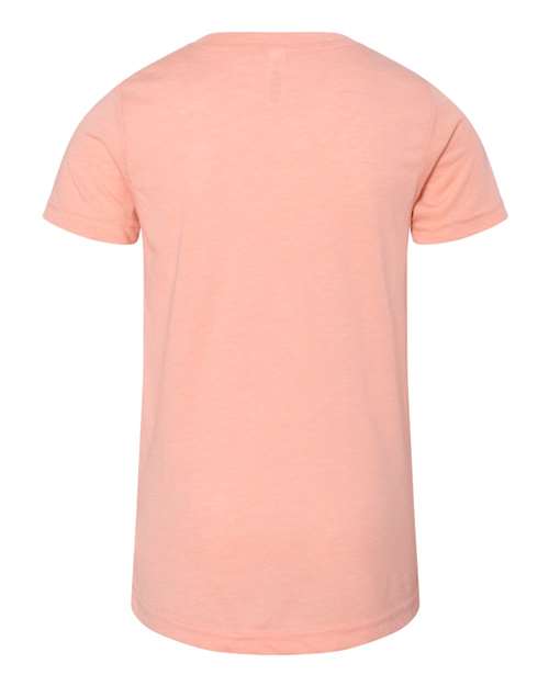 BELLA + CANVAS 3413Y - Youth Triblend Tee - Peach Triblend
