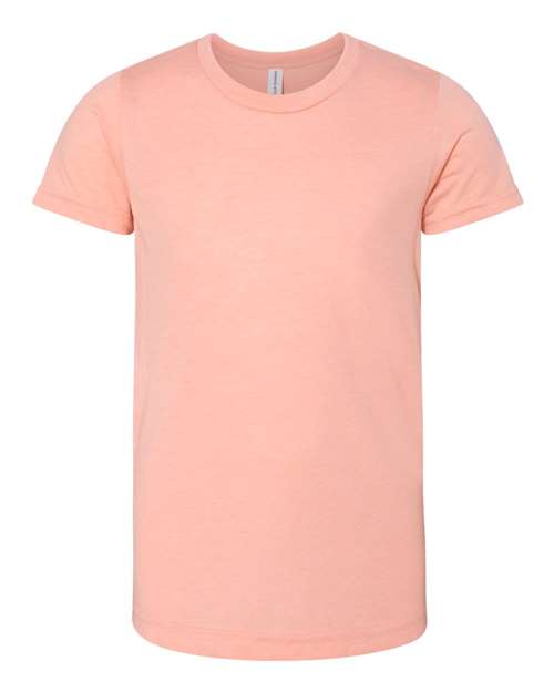 BELLA + CANVAS 3413Y - Youth Triblend Tee - Peach Triblend