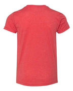 BELLA + CANVAS 3413Y - Youth Triblend Tee - Red Triblend