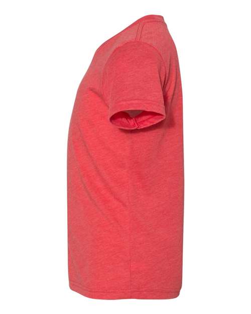 BELLA + CANVAS 3413Y - Youth Triblend Tee - Red Triblend