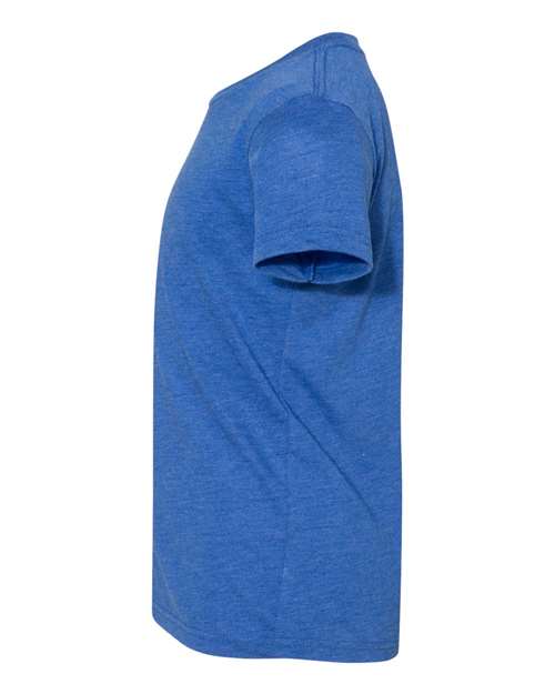 BELLA + CANVAS 3413Y - Youth Triblend Tee - True Royal Triblend
