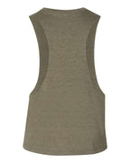 BELLA + CANVAS 6682 - Women's Racerback Crop Tank - Heather Olive