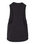 BELLA + CANVAS 6682 - Women's Racerback Crop Tank - Solid Black Blend