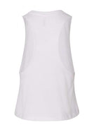 BELLA + CANVAS 6682 - Women's Racerback Crop Tank - Solid White Blend
