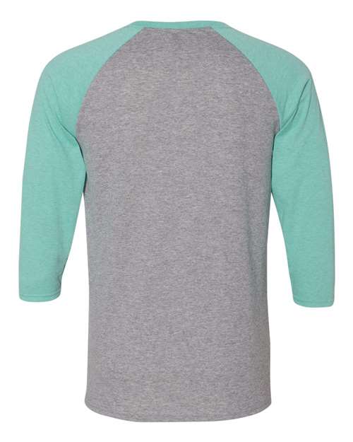 JERZEES 601RR - Unisex Triblend Three-Quarter Raglan Baseball T-Shirt JERZEES
