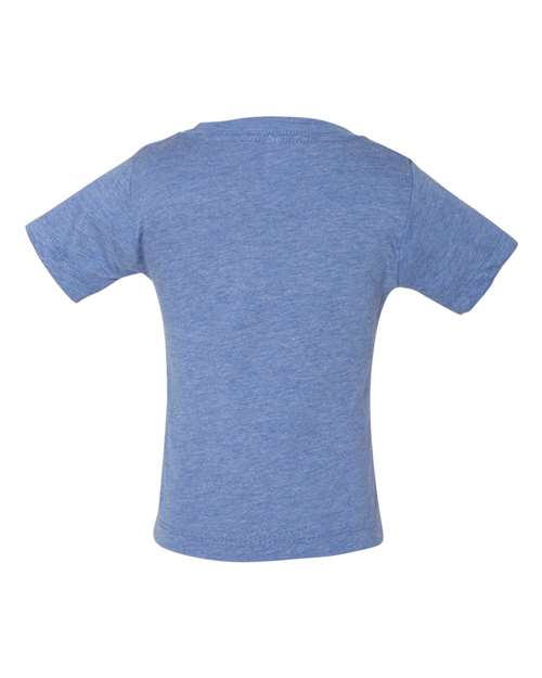 BELLA + CANVAS 3413B - Infant Triblend Tee - Blue Triblend