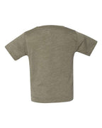 BELLA + CANVAS 3413B - Infant Triblend Tee - Olive Triblend
