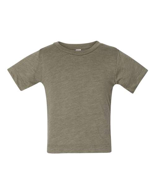 BELLA + CANVAS 3413B - Infant Triblend Tee - Olive Triblend