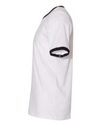 Next Level 3604 - Unisex Cotton Ringer T-Shirt - White/ Black