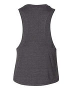 BELLA + CANVAS 6682 - Women's Racerback Crop Tank - Dark Grey Heather