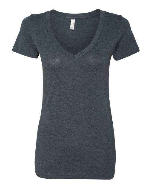 Next Level 6740 - Women’s Triblend Deep V-Neck T-Shirt