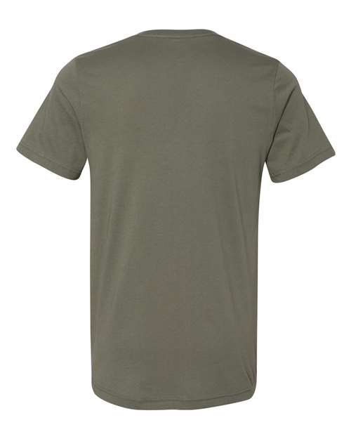 BELLA + CANVAS 3005 - Unisex Jersey V-Neck Tee - Military Green