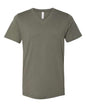 BELLA + CANVAS 3005 - Unisex Jersey V-Neck Tee - Military Green