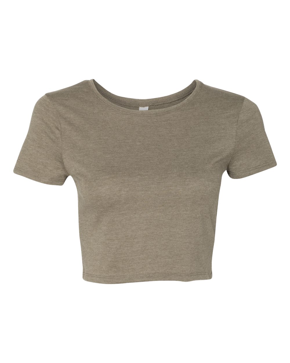 BELLA + CANVAS 6681 — Women’s Crop Tee — Heather Olive
