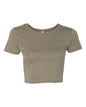 BELLA + CANVAS 6681 — Women’s Crop Tee — Heather Olive