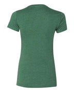 BELLA + CANVAS 6004 - Women's Slim Fit Tee - Heather Grass Green
