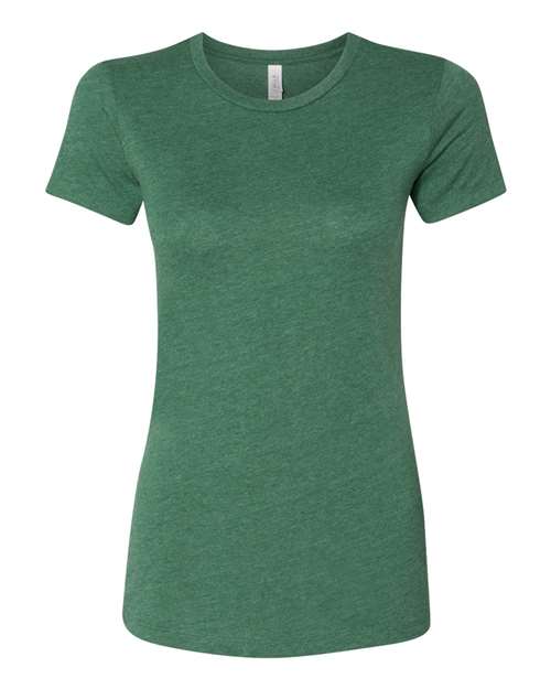 BELLA + CANVAS 6004 - Women's Slim Fit Tee - Heather Grass Green