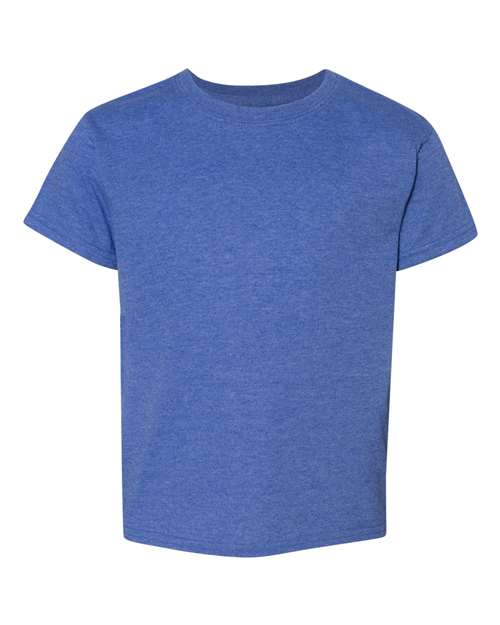 Gildan 8000B - Youth DryBlend T-Shirt - Heather Deep Royal
