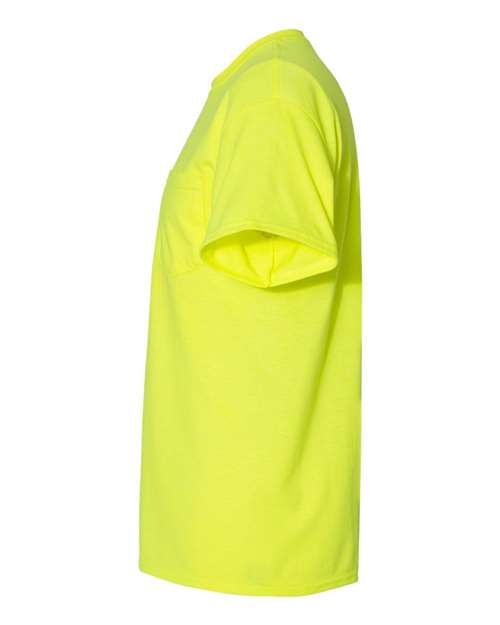 Gildan 8300 - Unisex DryBlend Pocket T-Shirt - Safety Green