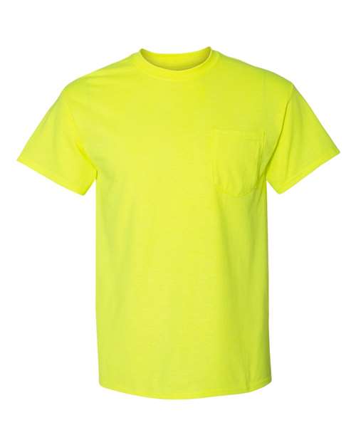 Gildan 8300 - Unisex DryBlend Pocket T-Shirt - Safety Green