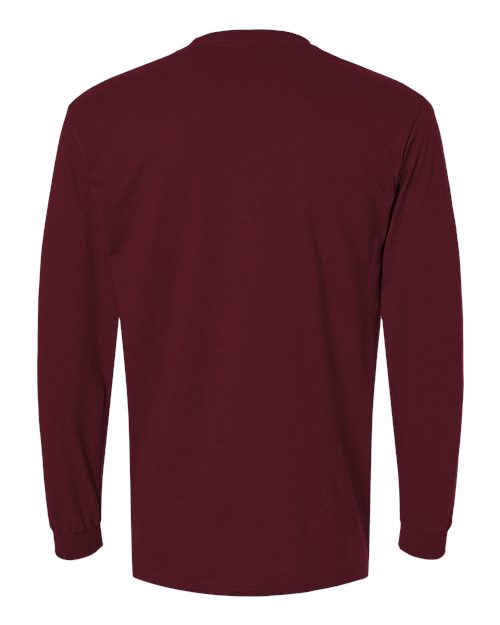 Gildan 8400 - Unisex DryBlend 50/50 Long Sleeve T-Shirt - Maroon