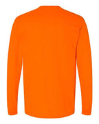 Gildan 8400 - Unisex DryBlend 50/50 Long Sleeve T-Shirt - Safety Orange