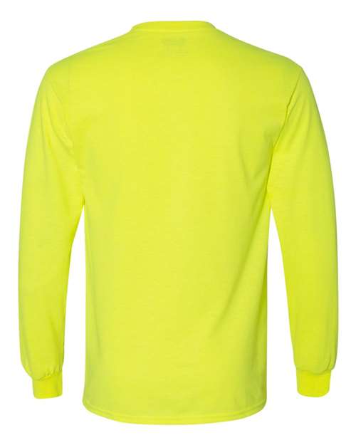 Gildan 8400 - Unisex DryBlend 50/50 Long Sleeve T-Shirt - Safety Green