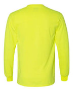Gildan 8400 - Unisex DryBlend 50/50 Long Sleeve T-Shirt - Safety Green