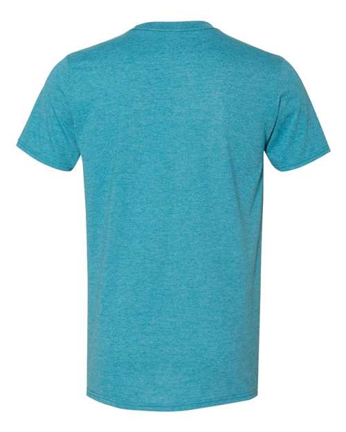Gildan 64000 - Unisex Softstyle T-Shirt - Heather Galapagos Blue