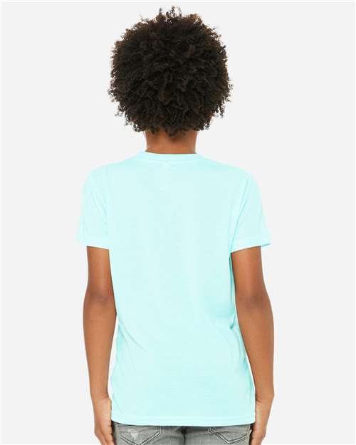 BELLA + CANVAS 3413Y - Youth Triblend Tee - Ice Blue Triblend