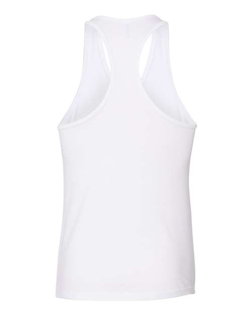 BELLA + CANVAS 6008 - Women's Jersey Racerback Tank - White
