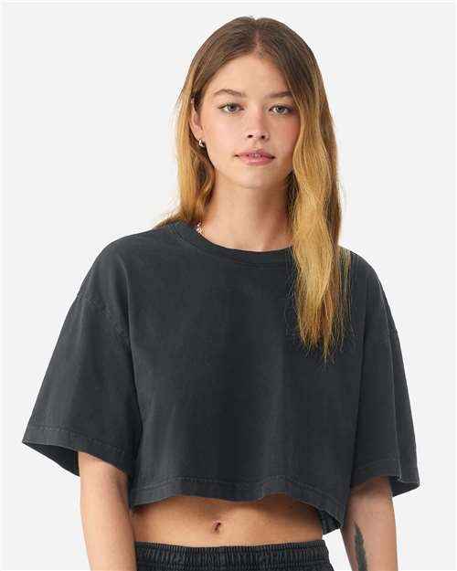 BELLA + CANVAS 6882GD - Women's Garment-Dyed Cropped Tee