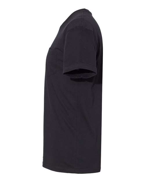 Next Level 3605 - Unisex Cotton Pocket T-Shirt - Black