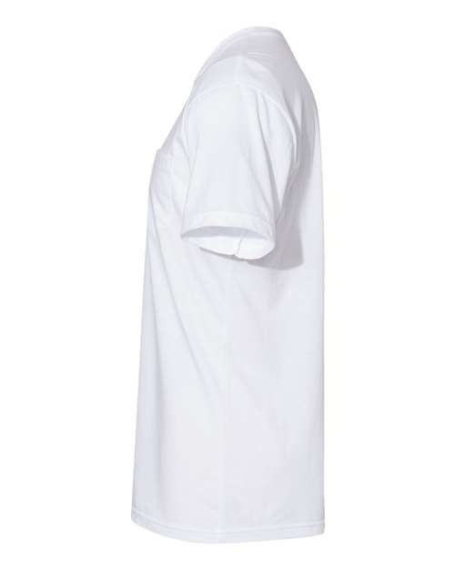 Next Level 3605 - Unisex Cotton Pocket T-Shirt - White