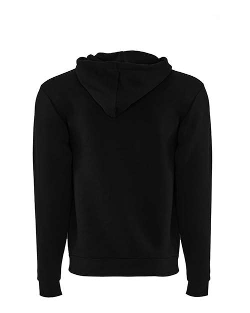 Next Level 9602 - Unisex Santa Barbara Full-Zip Hoodie Sweatshirt - Black